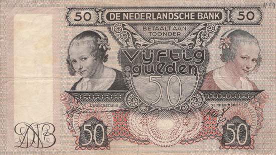 50 Gulden p58 15.1.1941